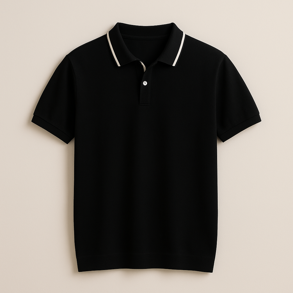 Cannes Ribbed Cotton Polo