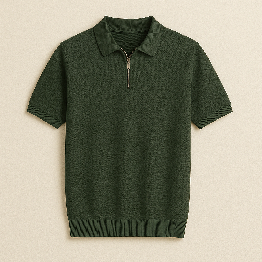 Marbella Zip Up Polo