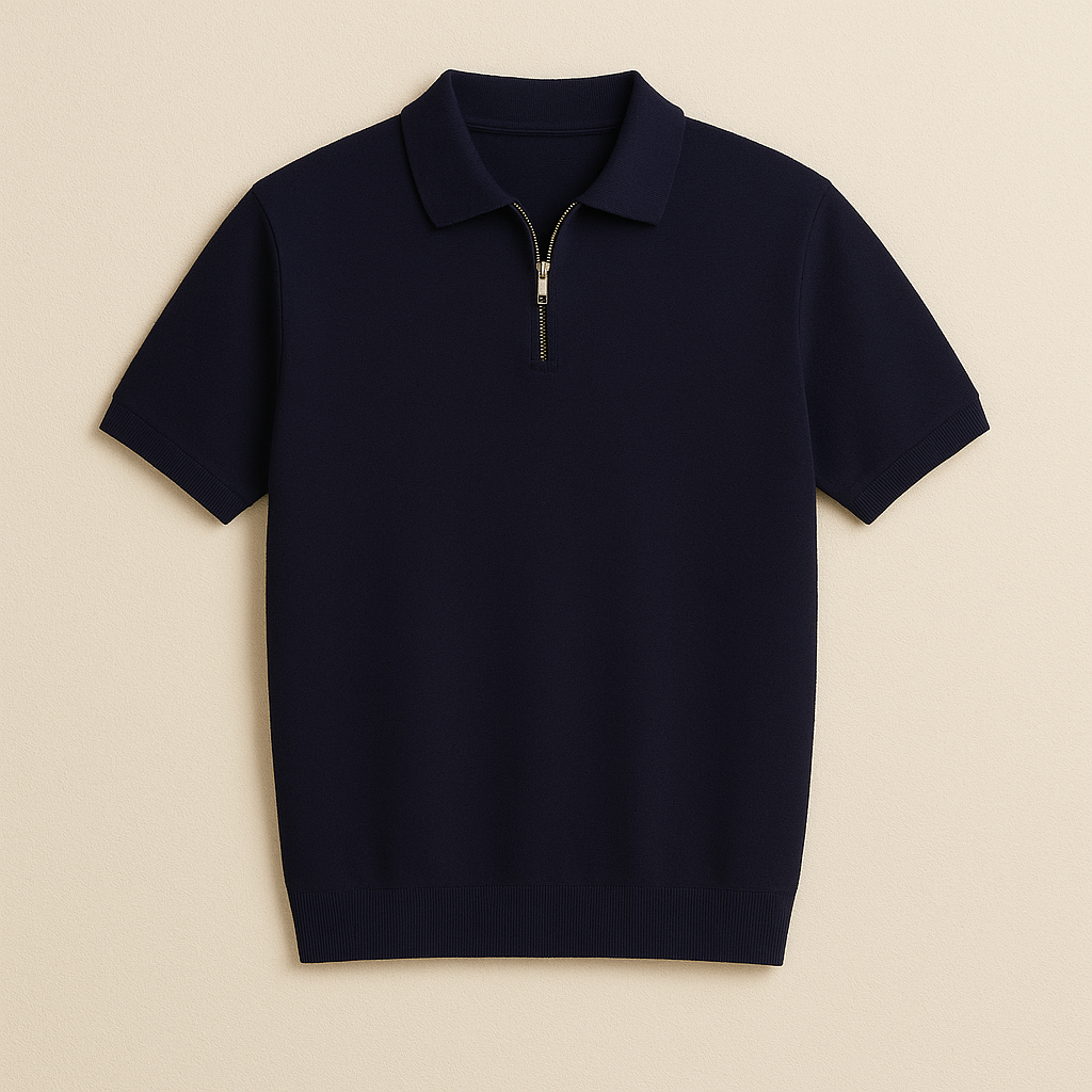 Marbella Zip Up Polo