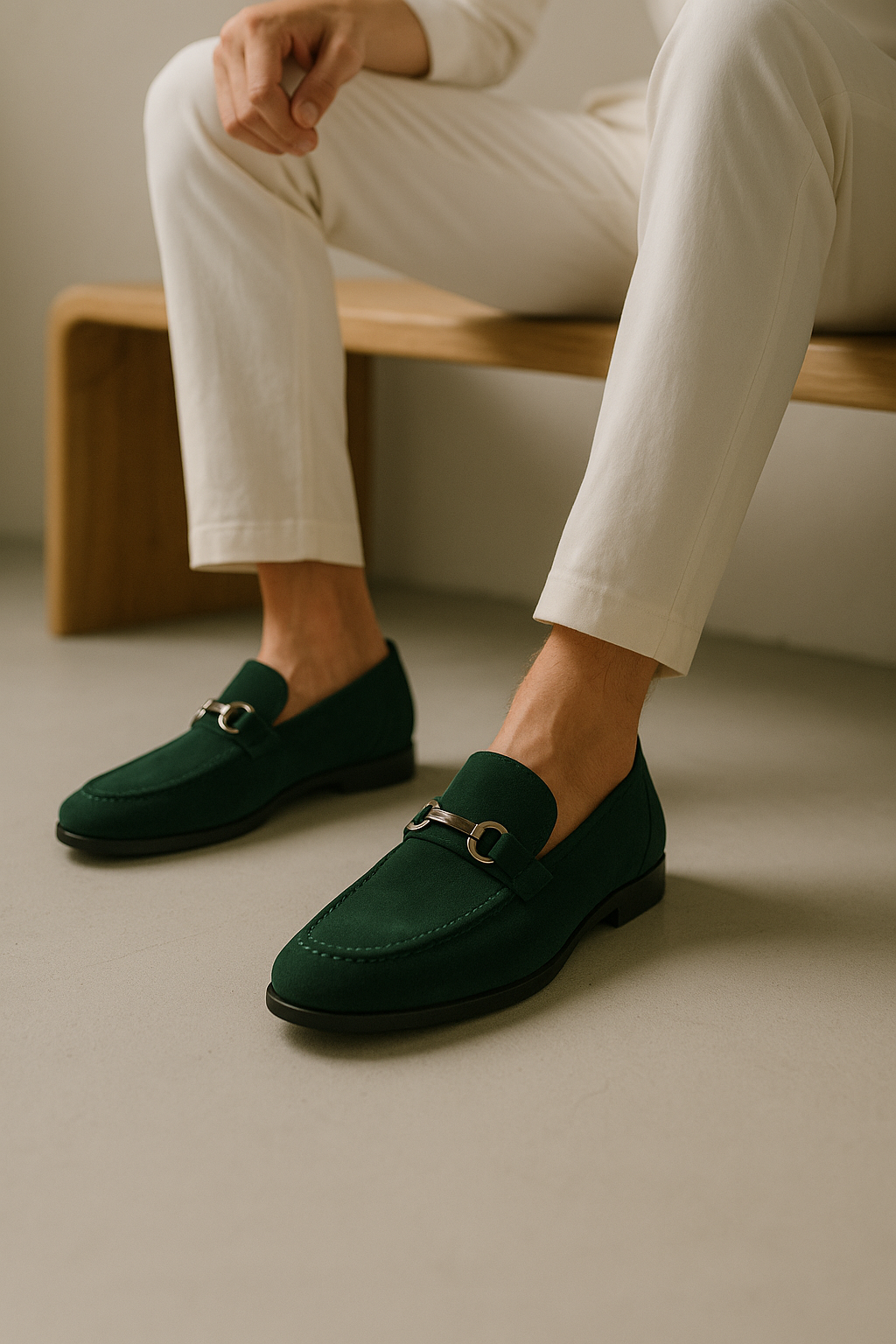LUXURY MAN SUEDE LOAFERS