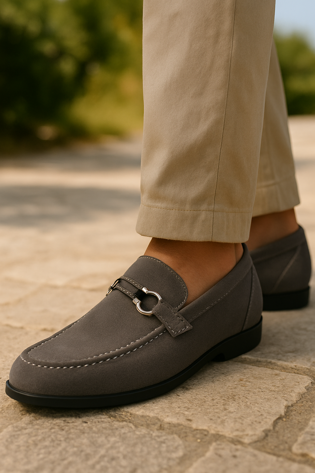 LUXURY MAN SUEDE LOAFERS