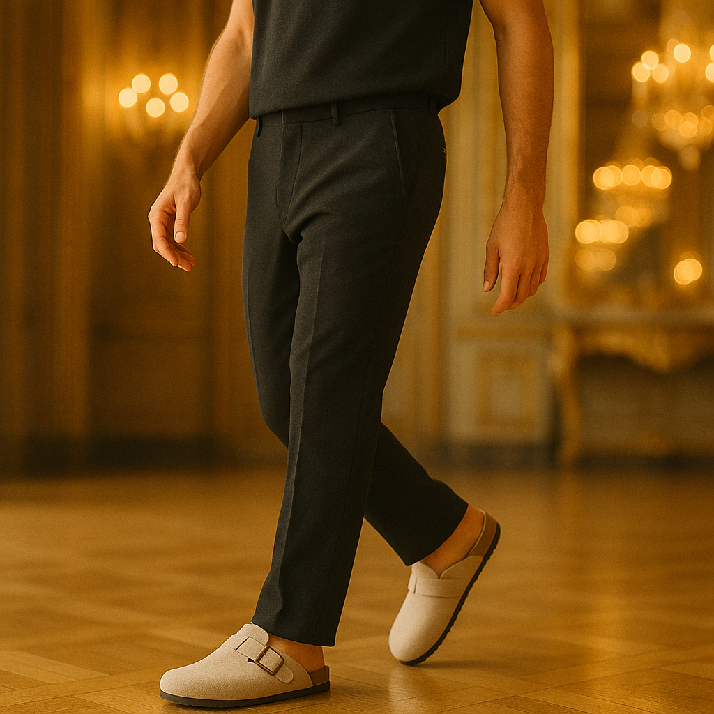 Luxury Man Suede Clogs