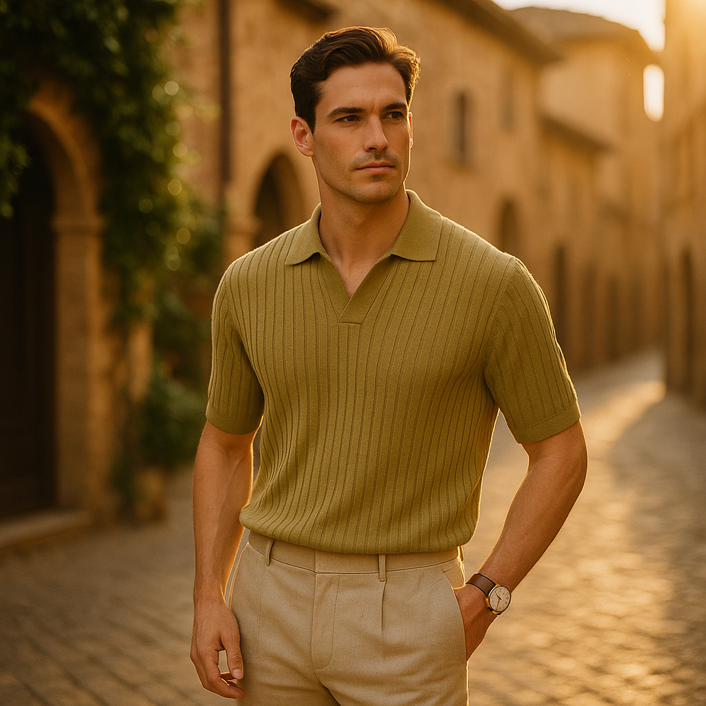 Premium Ribbed Polo