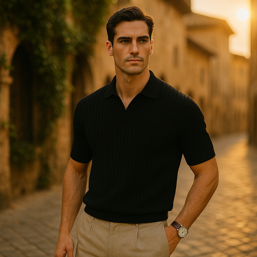 Premium Ribbed Polo