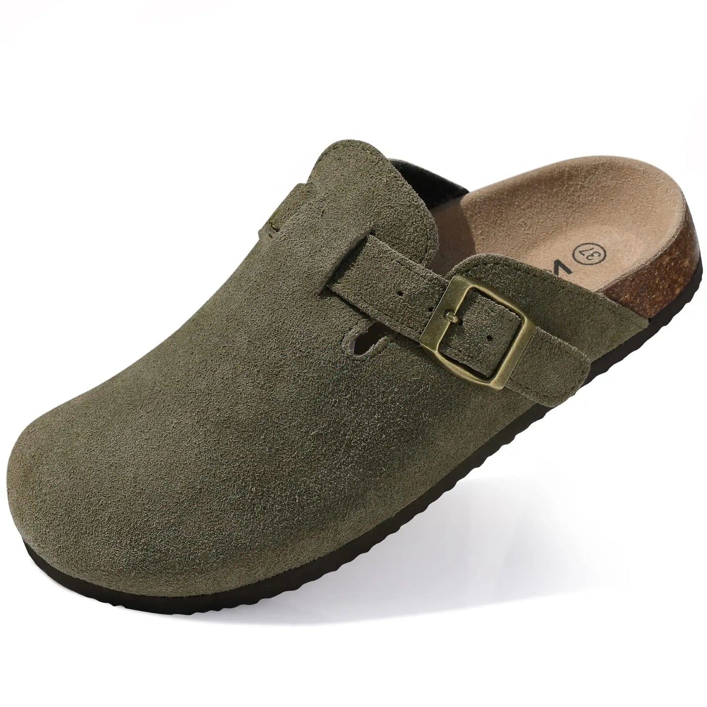 Luxury Man Suede Clogs