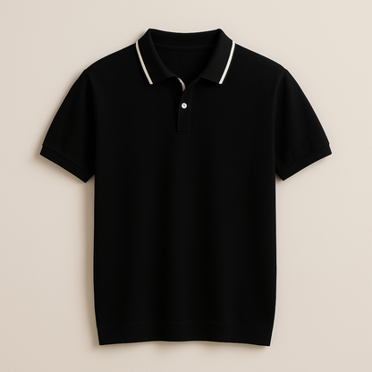 Cannes Ribbed Cotton Polo