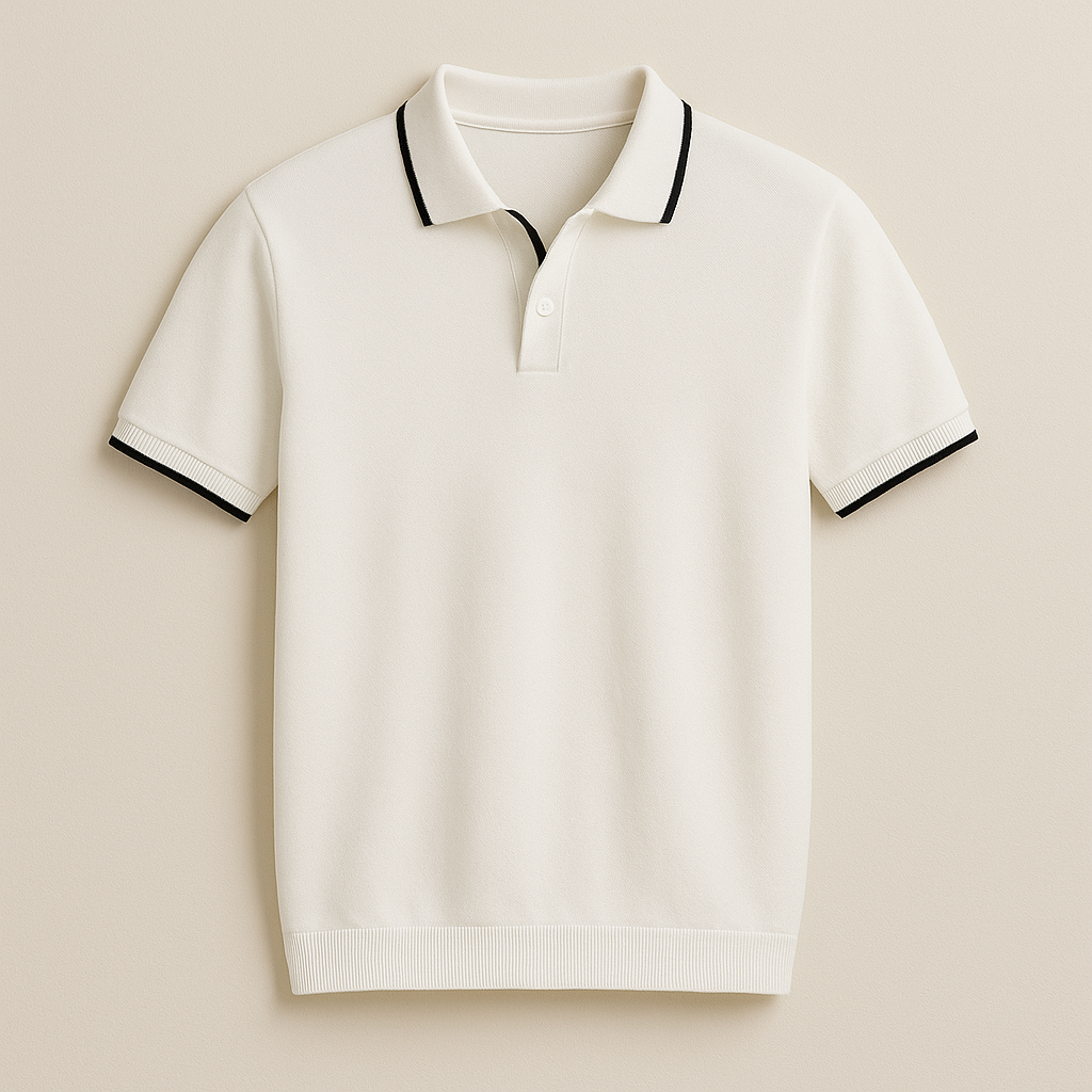 Cannes Ribbed Cotton Polo