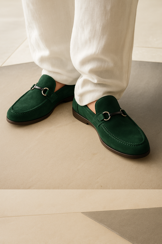 LUXURY MAN SUEDE LOAFERS