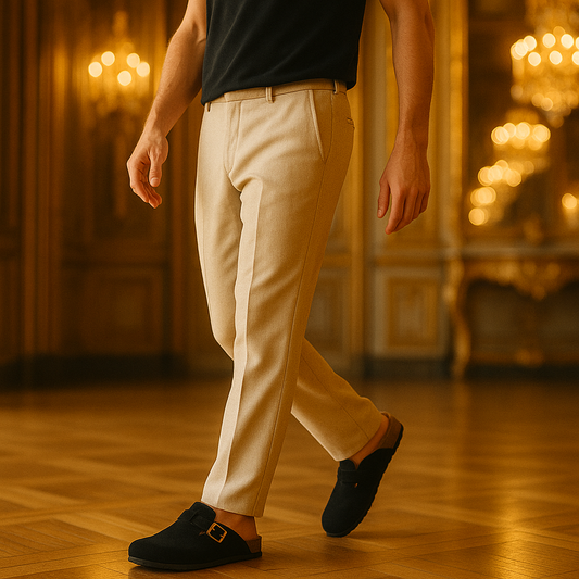 Luxury Man Suede Clogs